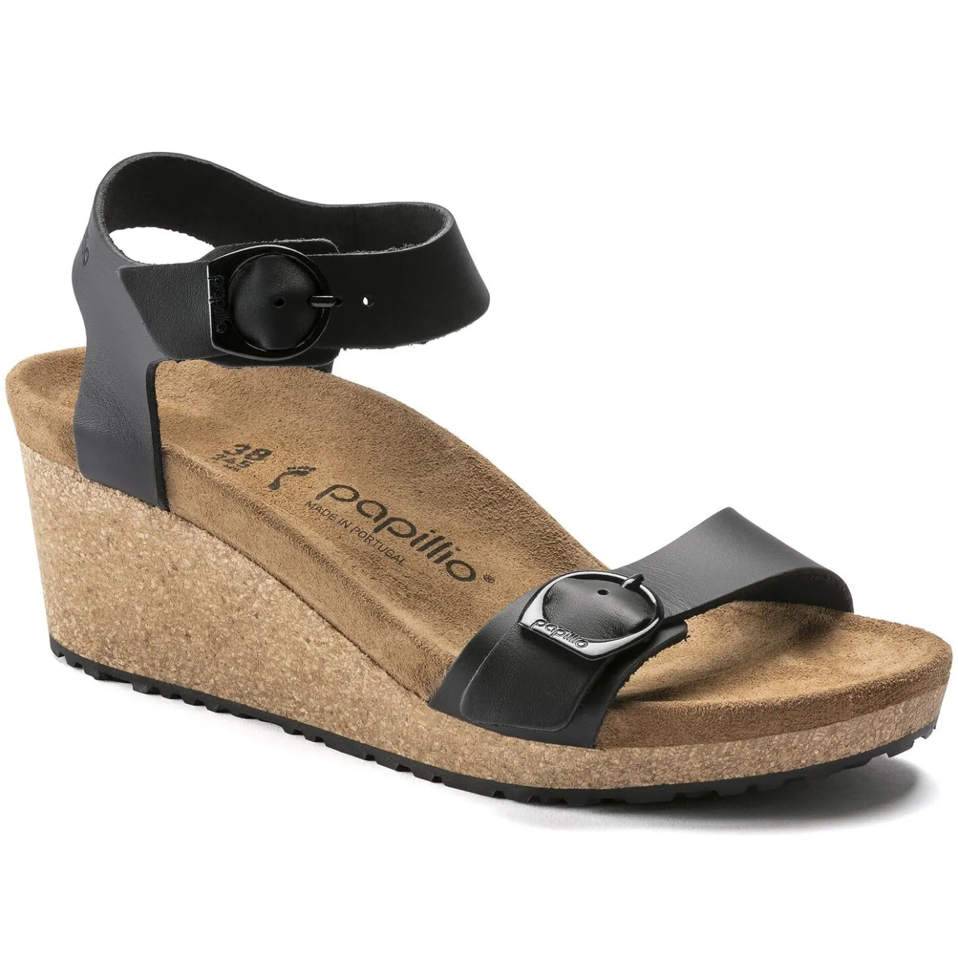 Birkenstock Two-Strap Sandals<Soley Black
