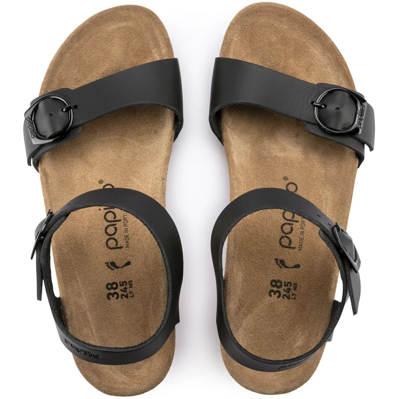 Birkenstock Two-Strap Sandals<Soley Black