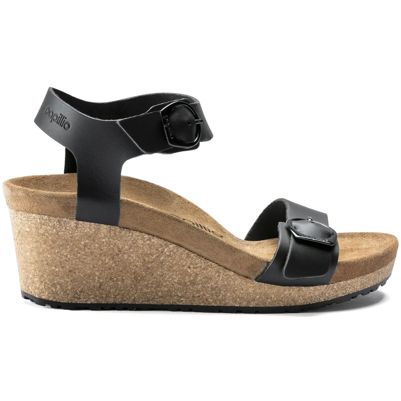 Birkenstock Two-Strap Sandals<Soley Black