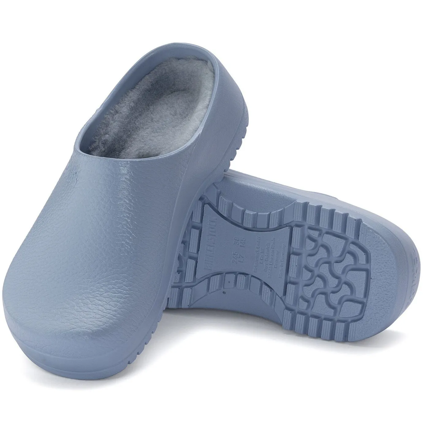 Birkenstock Clogs<Super-Birki Shearling Dusty Blue