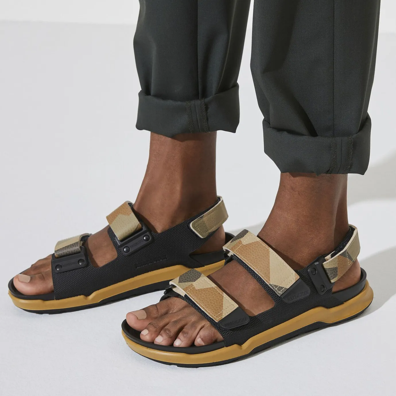 Birkenstock Ankle-Strap Sandals<Tatacoa Men Futura Geometric Camo Core
