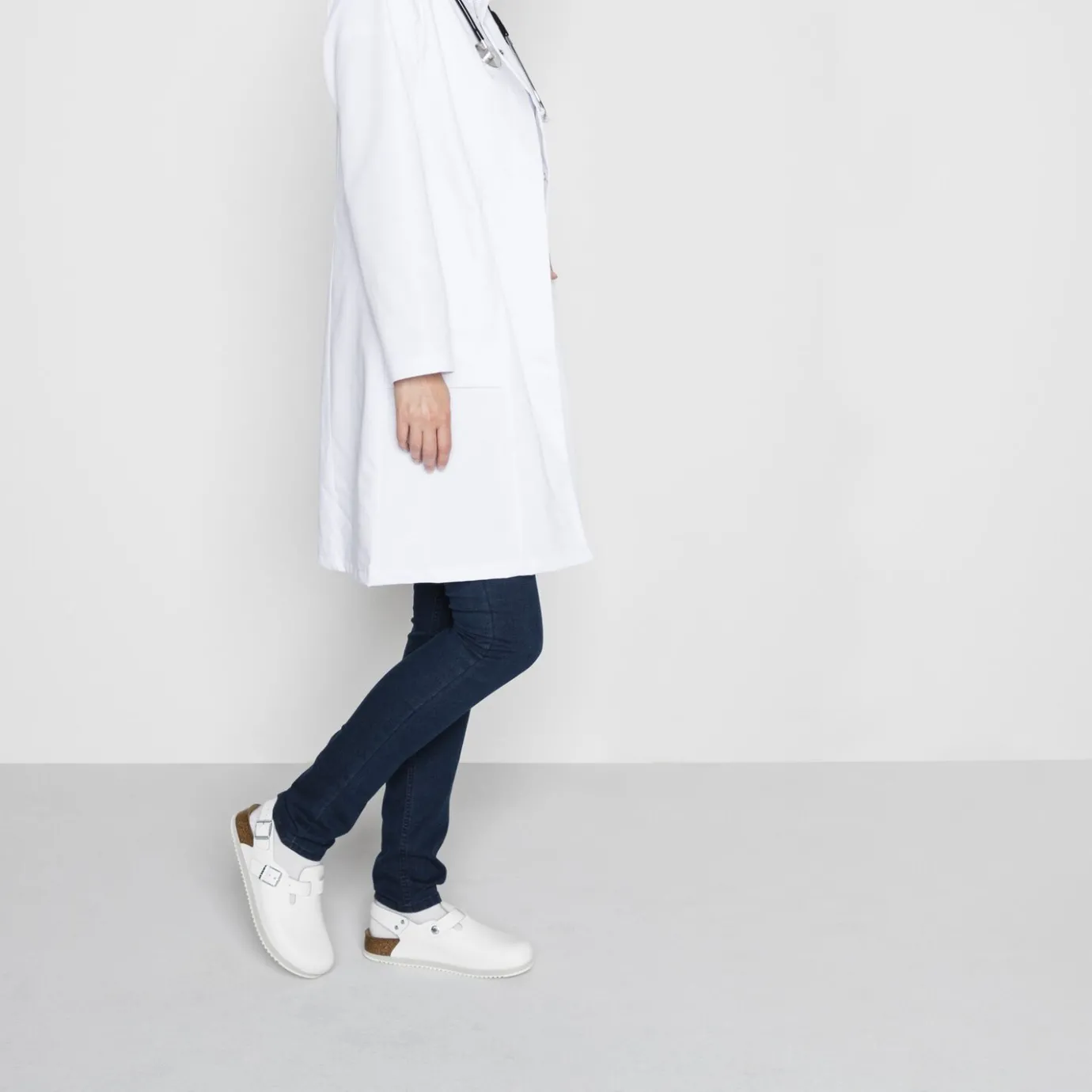 Birkenstock Clogs<Tokio Super Grip White