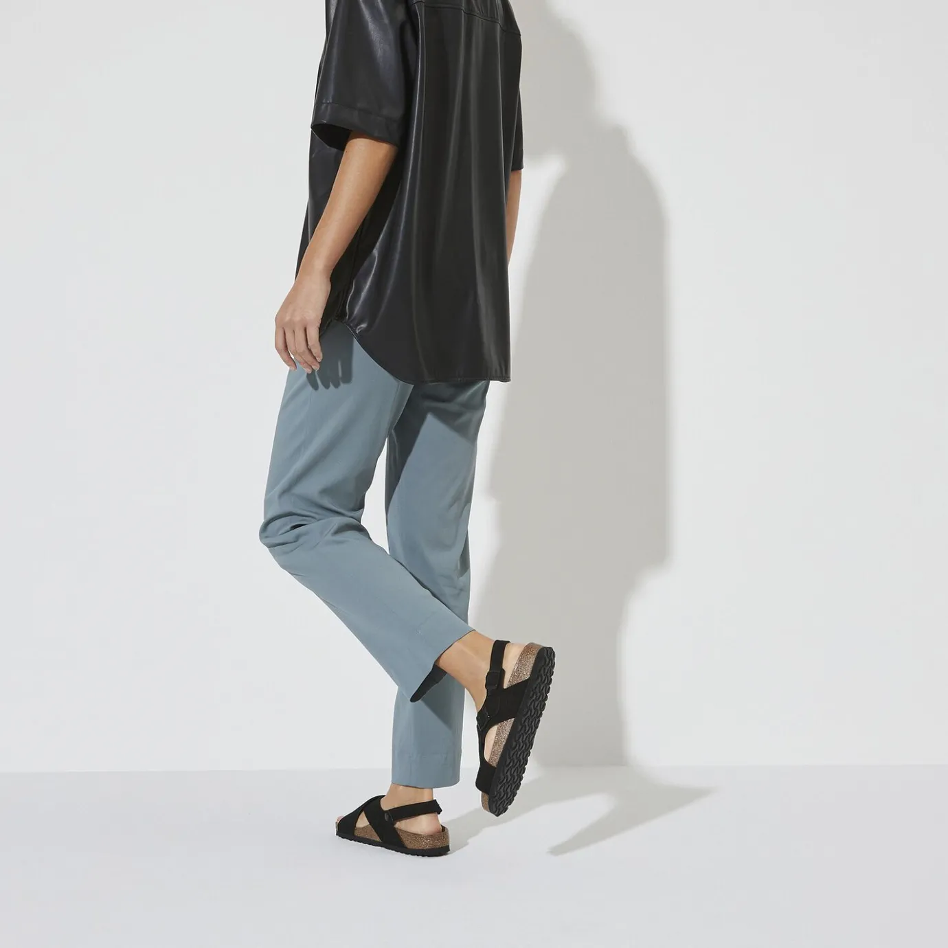 Birkenstock Ankle-Strap Sandals<Tulum Black