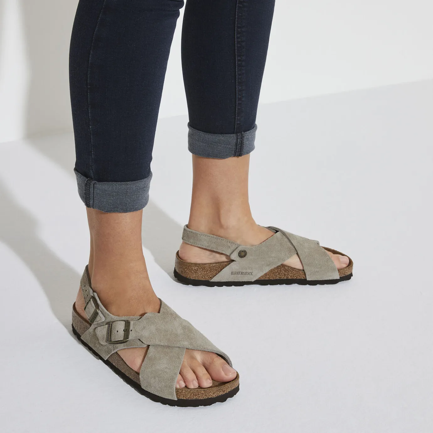 Birkenstock Ankle-Strap Sandals<Tulum Taupe