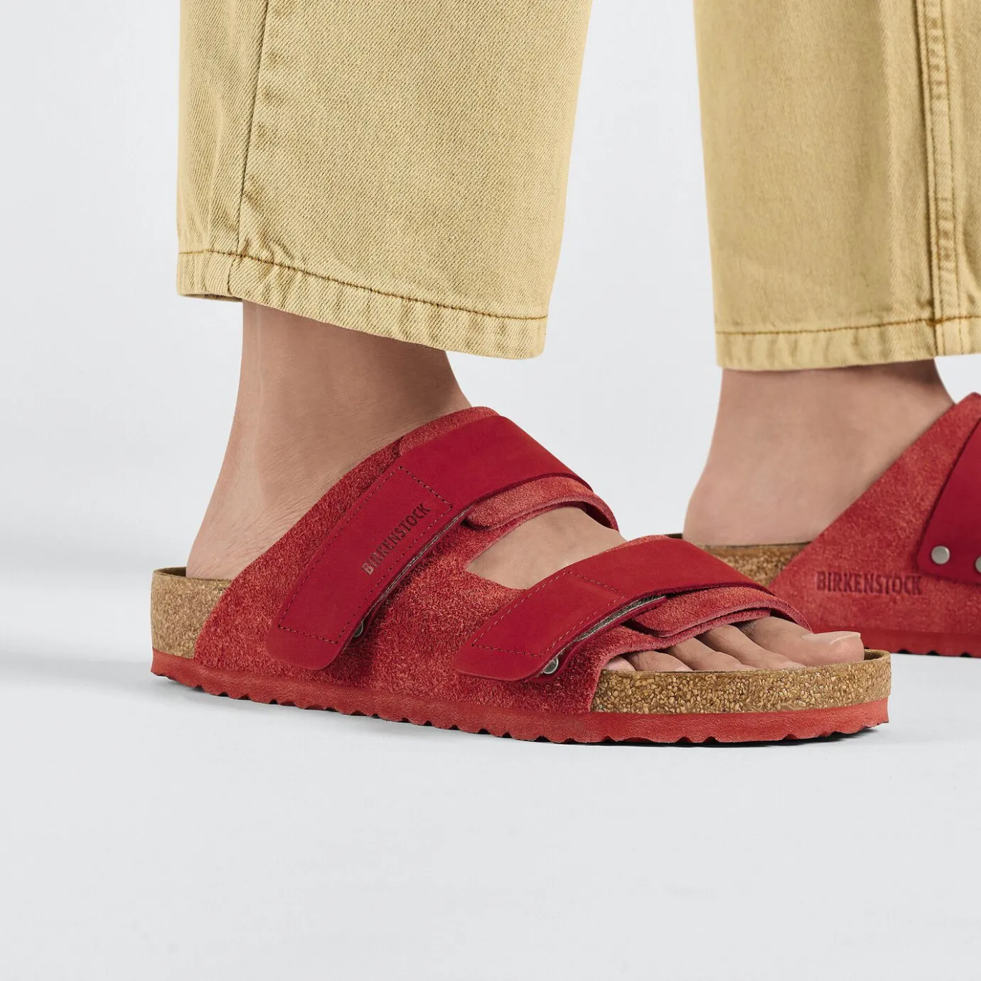 Birkenstock Two-Strap Sandals<Uji Sienna Red