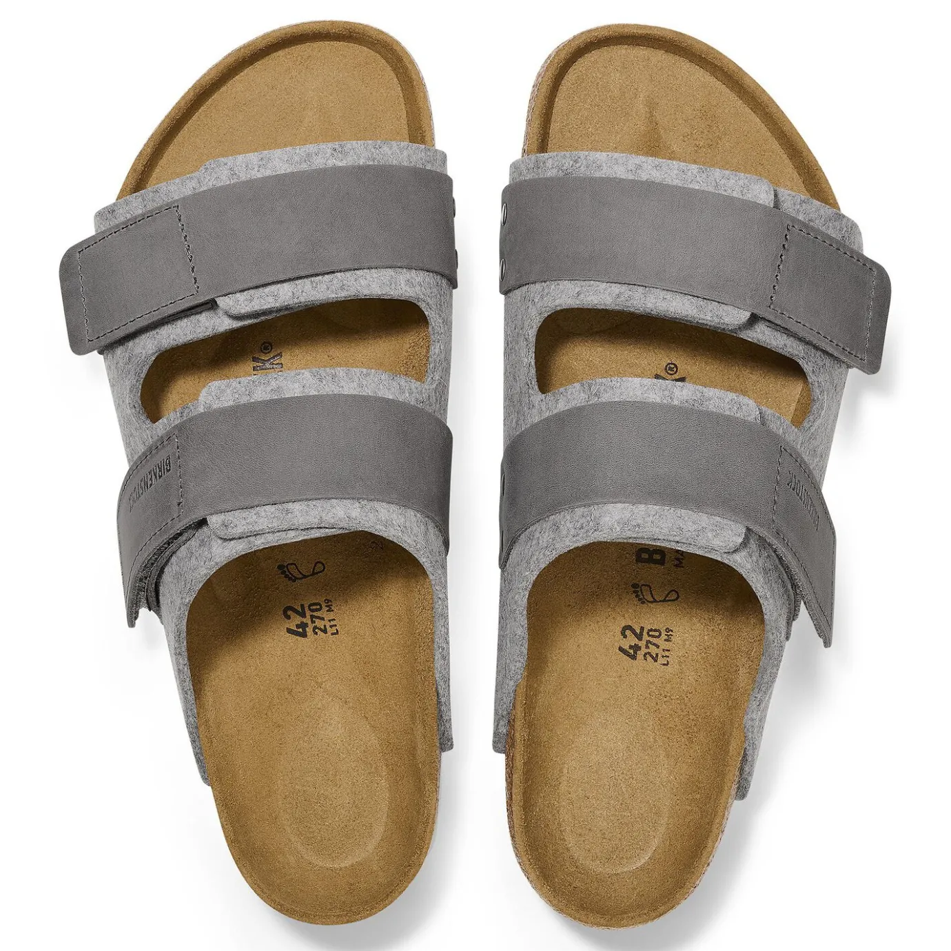 Birkenstock Two-Strap Sandals<Uji Light Gray