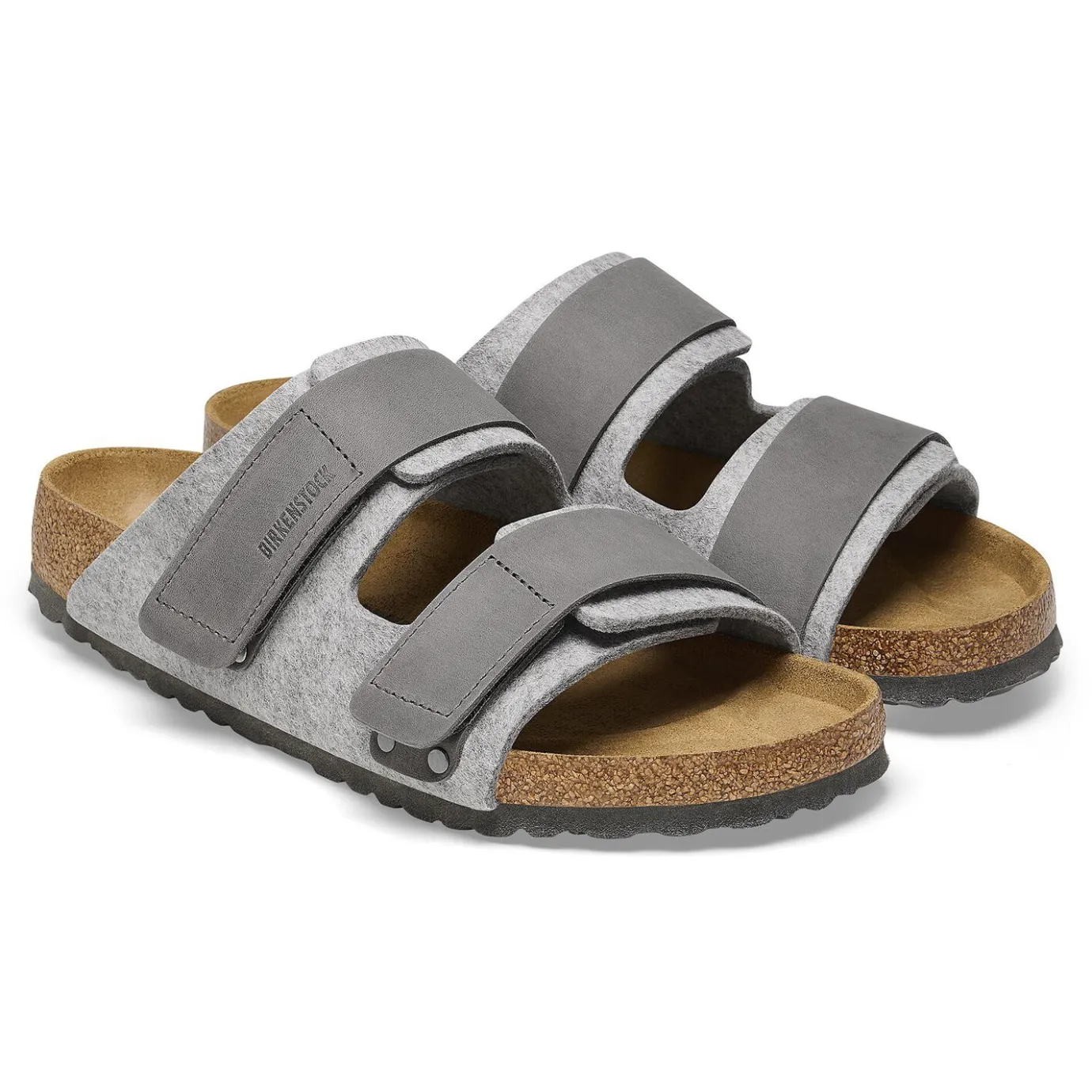 Birkenstock Two-Strap Sandals<Uji Light Gray