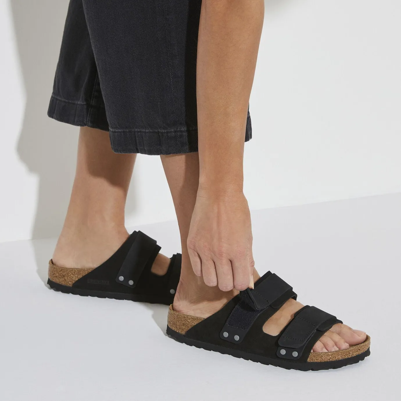 Birkenstock Two-Strap Sandals<Uji Black