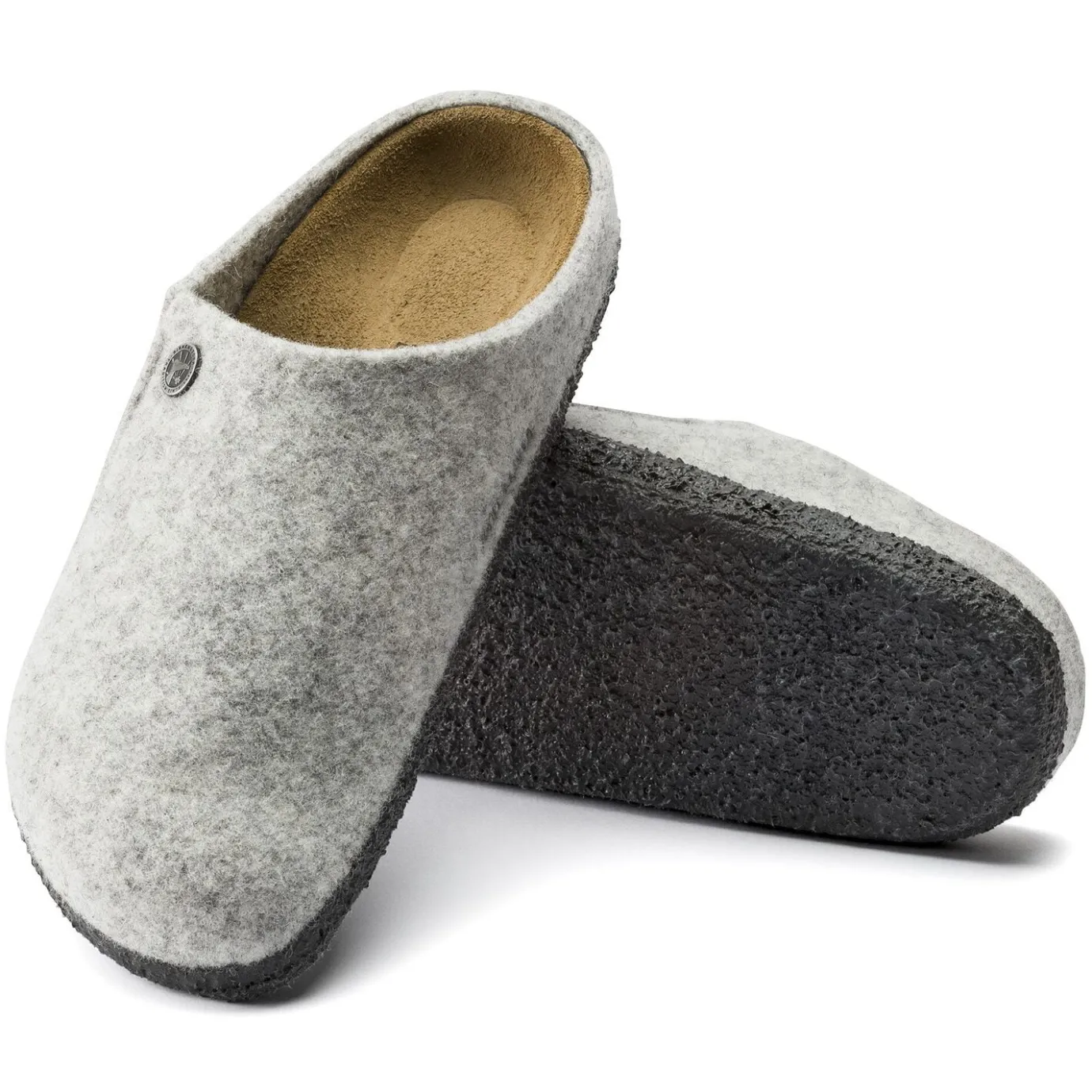 Birkenstock Slippers<Zermatt Light Grey
