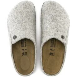 Birkenstock Slippers<Zermatt Light Grey