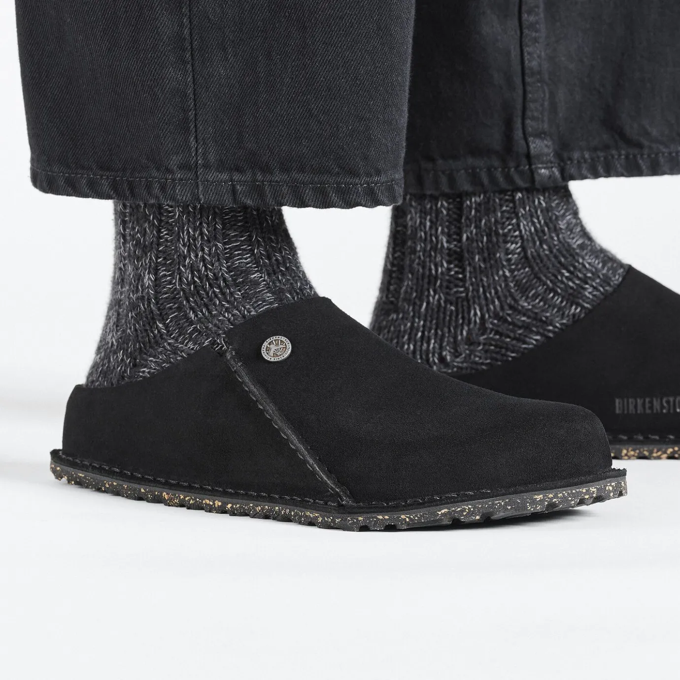 Birkenstock Slippers<Zermatt Premium Black