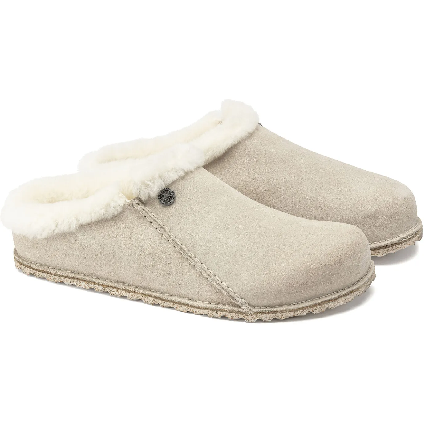Birkenstock Slippers<Zermatt Premium Antique White