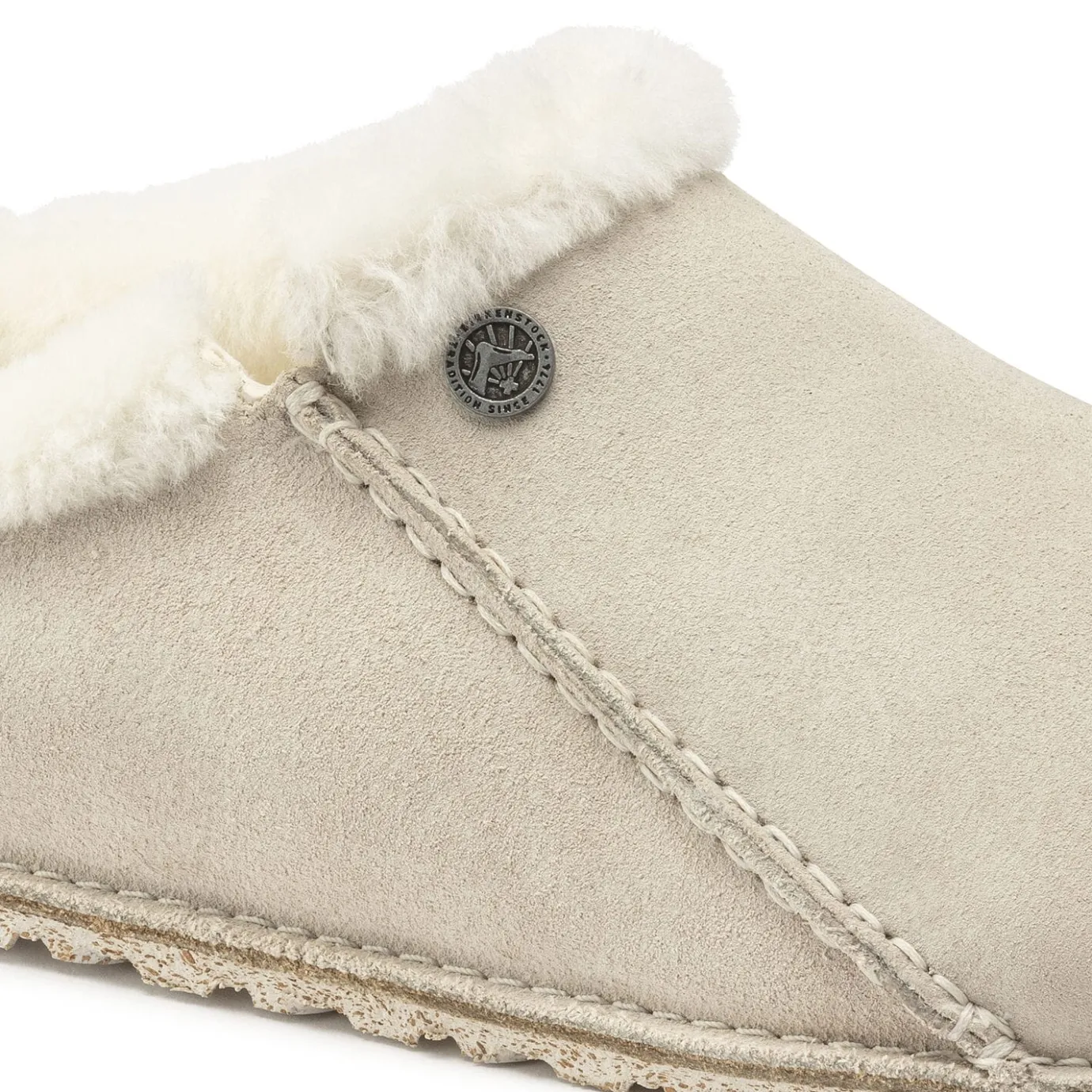 Birkenstock Slippers<Zermatt Premium Antique White