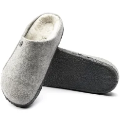 Birkenstock Slippers<Zermatt Shearling Light Grey