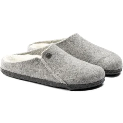 Birkenstock Slippers<Zermatt Shearling Light Grey