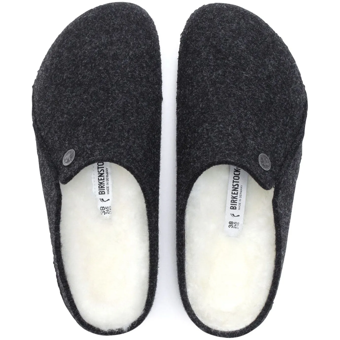 Birkenstock Slippers<Zermatt Shearling Anthracite