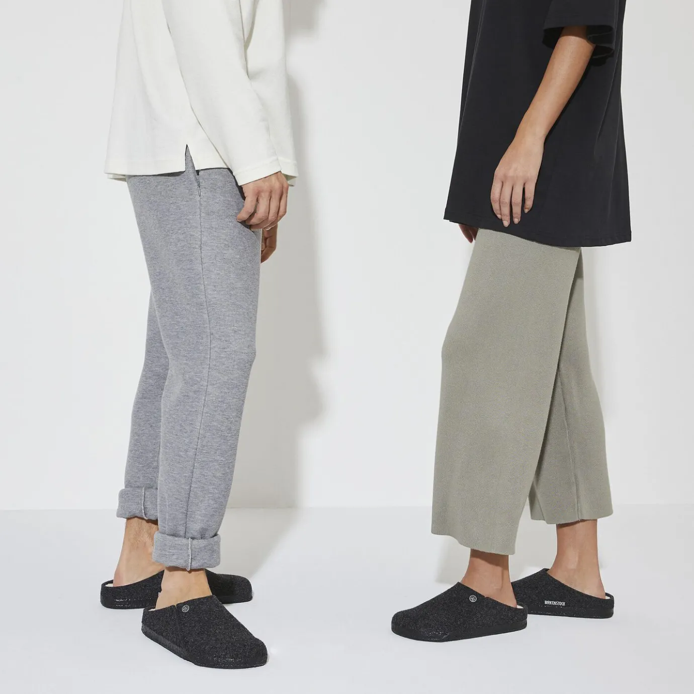 Birkenstock Slippers<Zermatt Shearling Anthracite