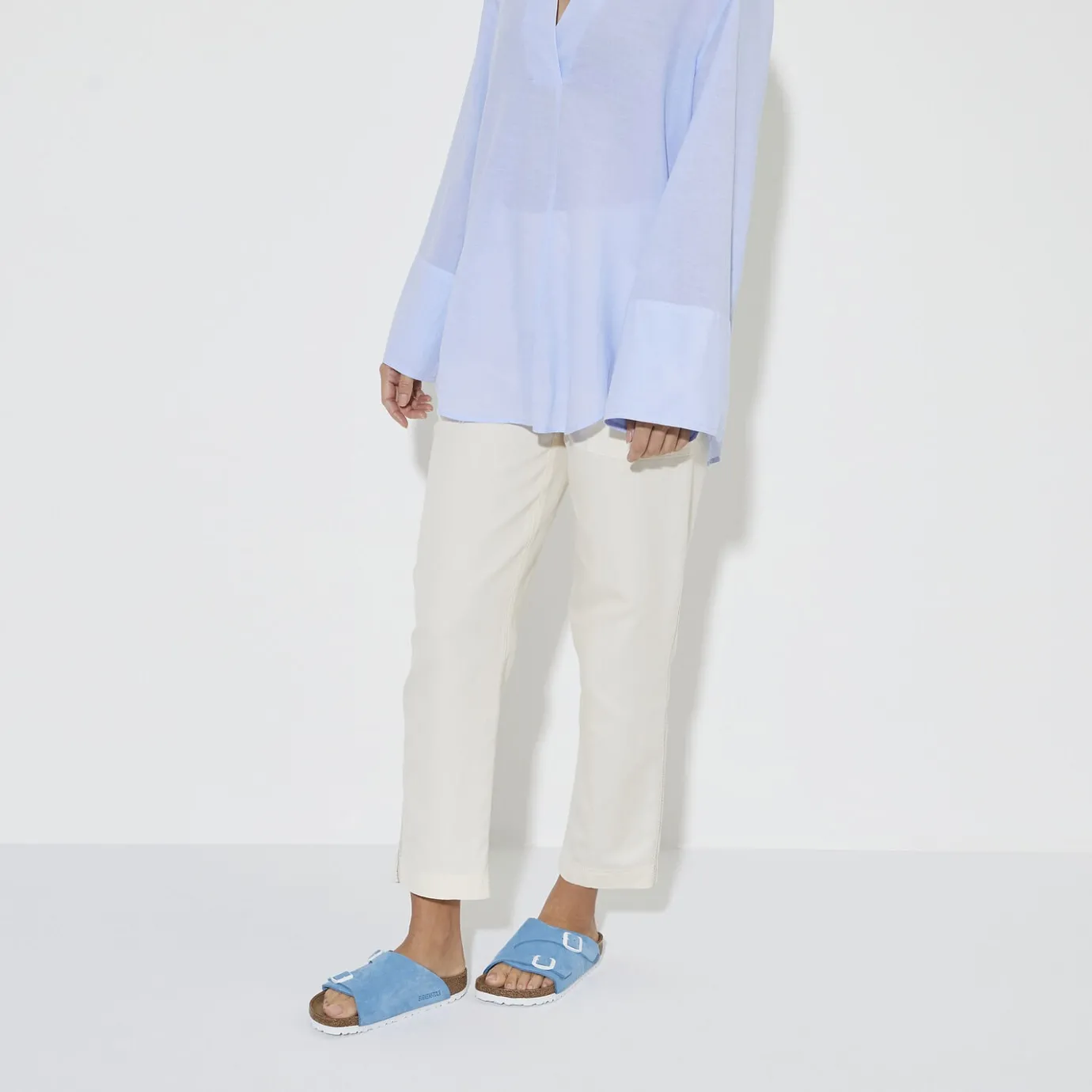 Birkenstock One-Strap Sandals<Zurich Sky Blue